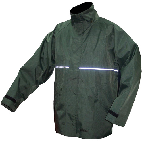 Manteau imperm&eacute;able Journeyman, Nylon, Moyen, Vert Ottawa Fastener Supply