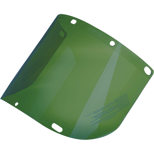 Dynamic Formed Faceshield, Polycarbonate, Green Tint Ottawa Fastener Supply