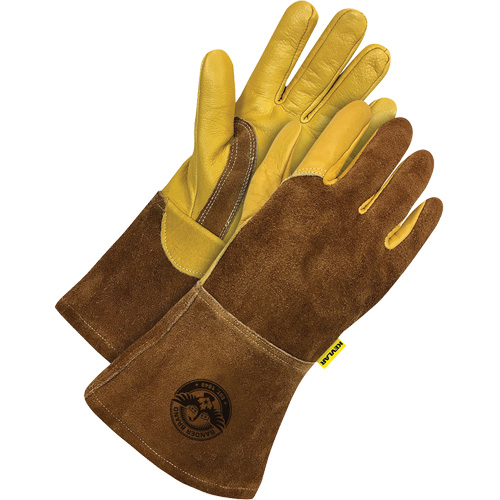 Welder's Gloves, Grain Cowhide, Size 2X-Large Ottawa Fastener Supply
