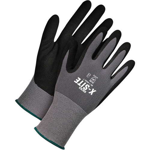 Gants enduits l&eacute;gers X-Site, 8, R&ecirc;vetement Nitrile, Calibre 15, Enveloppe en Nylon/Lycra Ottawa Fastener Supply
