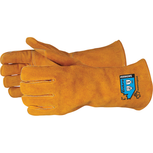 Endura&reg; Deluxe Cut-Resistant Welding Gloves, Split Cowhide, Size Small Ottawa Fastener Supply