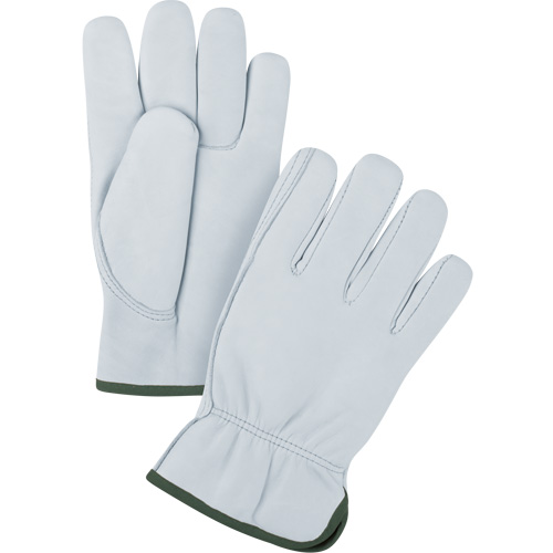 Premium Driver's Gloves, Medium, Grain Goatskin Palm Ottawa Fastener Supply