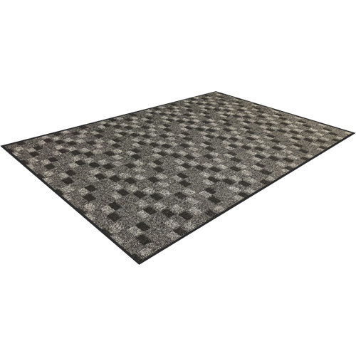 Tapis de vestibule Terra Nova classique, Essuie-pieds, 3' x 5' x 5/16", Charbon Ottawa Fastener Supply