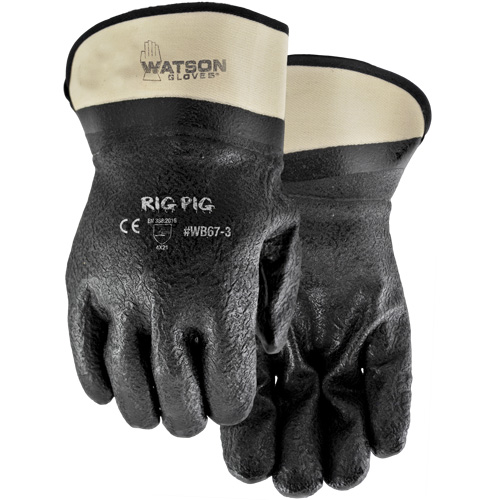 Rig Pig Gloves, One Size, Nitrile/PVC Coating, Jersey Shell Ottawa Fastener Supply