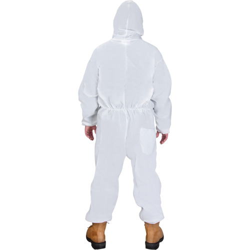 Hooded Coveralls, Medium, White, SMS Ottawa Fastener Supply