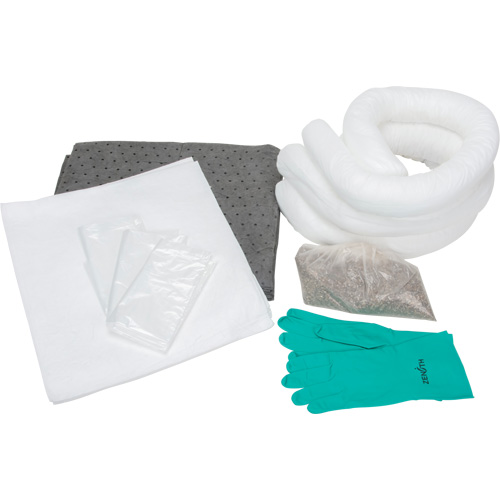 Spill Kit, Oil Only/Universal, Bag, 10 US gal. Absorbancy Ottawa Fastener Supply