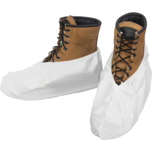 Shoe Covers, One Size, Microporous, White Ottawa Fastener Supply