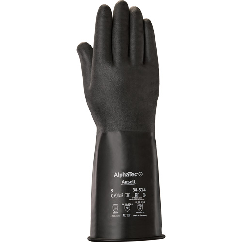 Gants AlphaTec 38-514, Taille 7, 14" lo, Caoutchouc butyle, 14 mils Ottawa Fastener Supply