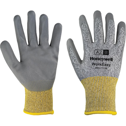 Gants de protection contre les coupures WorkEasy, Taille 6/T-petit, Calibre 13, Rev&ecirc;tement Polyur&eacute;thane, Enveloppe en PEHP/Fibre de verre, ASTM ANSI niveau A2/EN 388 niveau B Ottawa Fastener Supply