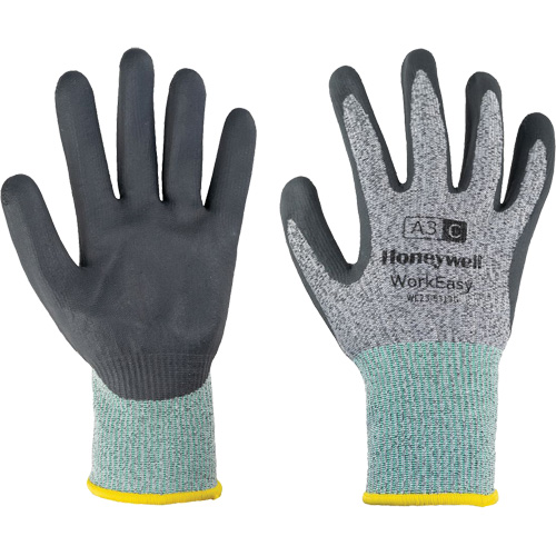 WorkEasy Cut Protective Gloves, Size 6/X-Small, 13 Gauge, Foam Nitrile Coated, HPPE/Glass Fibre Shell, ASTM ANSI Level A3/EN 388 Level C Ottawa Fastener Supply