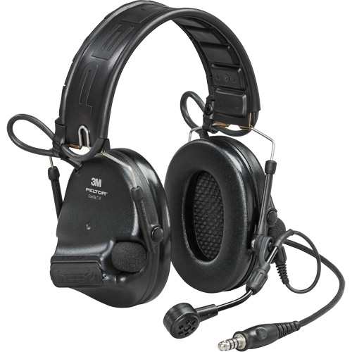 Casque VI NIB avec fils de sortie unique et rail arc Peltor ComTac, Style Bandeau, 23 dB Ottawa Fastener Supply