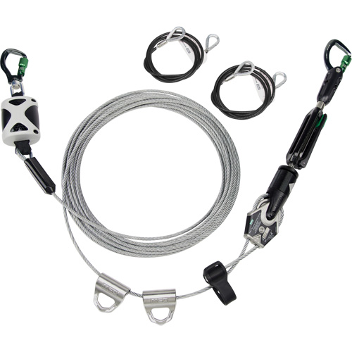 Temporary Horizontal Lifeline, Galvanized Cable Ottawa Fastener Supply