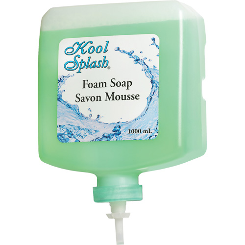 Savon apaisant &agrave; l'alo&egrave;s Kool Splash, Mousse, 1000 ml, Parfum&eacute; Ottawa Fastener Supply