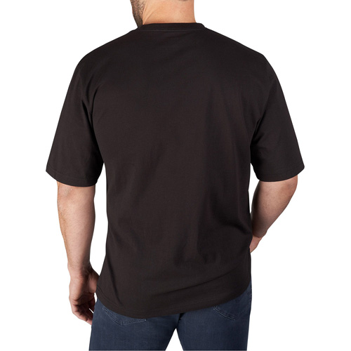 T-shirt robuste avec poche, Hommes, Petit, Noir Ottawa Fastener Supply