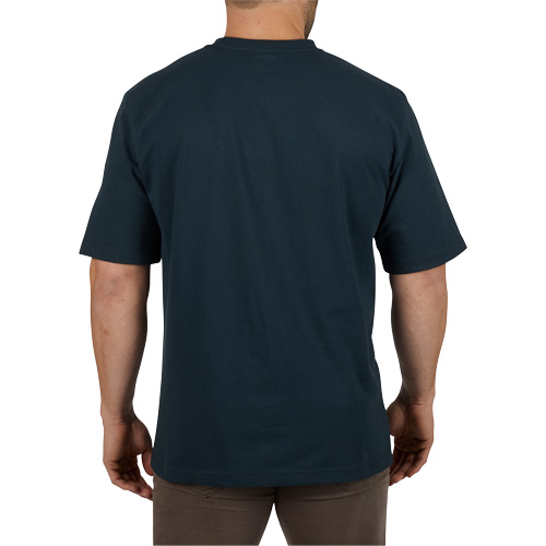 Heavy-Duty Pocket T-Shirt, Men's, Small, Blue Ottawa Fastener Supply