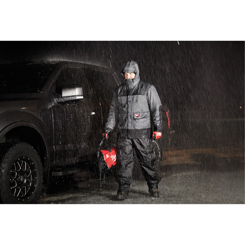 Blouson imperm&eacute;able Hydrobreak, Hommes, 3T-Grand, Gris Ottawa Fastener Supply