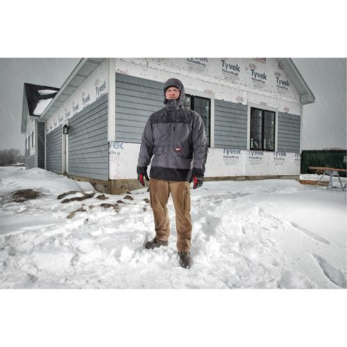Blouson imperm&eacute;able Hydrobreak, Hommes, 3T-Grand, Gris Ottawa Fastener Supply