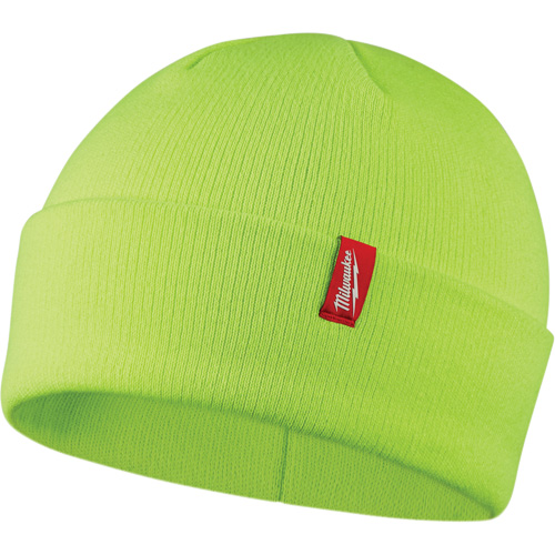 Tuque &agrave; revers haute visibilit&eacute;, Taille unique, Vert Ottawa Fastener Supply