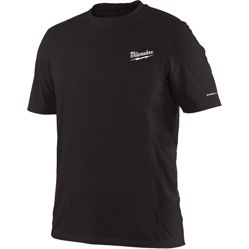 Workskin Short Sleeve Shirt, Men's, Small, Black Ottawa Fastener Supply