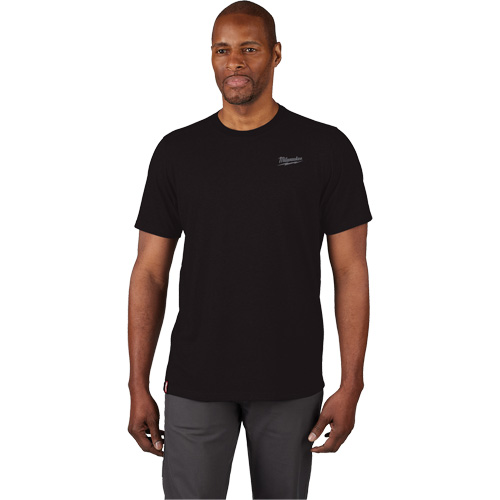 Hybrid Work Tee Shirt, Men's, Small, Black Ottawa Fastener Supply