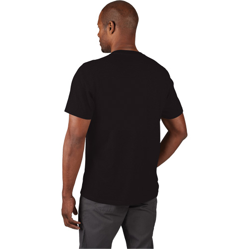Hybrid Work Tee Shirt, Men's, Small, Black Ottawa Fastener Supply