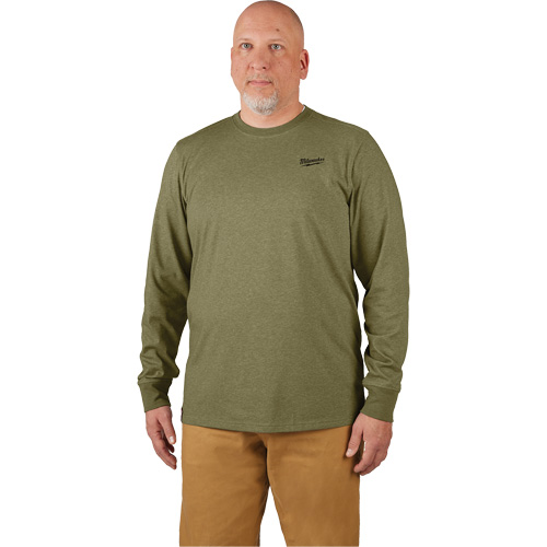 Hybrid Work Tee Shirt, Men's, Small, Green Ottawa Fastener Supply