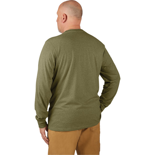 Hybrid Work Tee Shirt, Men's, Small, Green Ottawa Fastener Supply