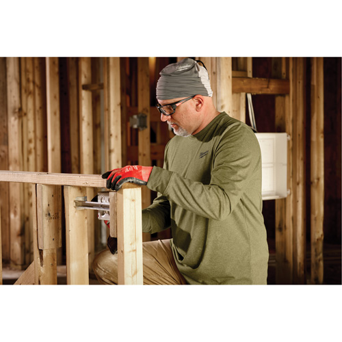 Hybrid Work Tee Shirt, Men's, Small, Green Ottawa Fastener Supply