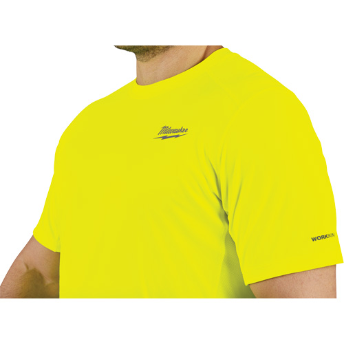 Workskin Lightweight High Visibility Shirt, Men's, 3X-Large, Yellow Ottawa Fastener Supply
