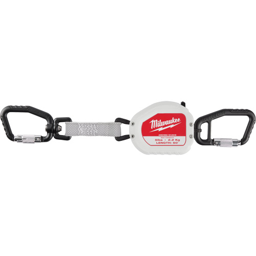 Quick-Connect Tool Lanyard, Retractable, Dual Carabiner Ottawa Fastener Supply