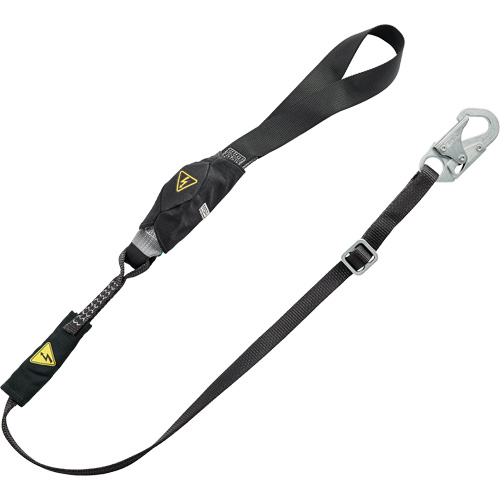 V-Series Utility Energy Absorbing Lanyard, 6', Snap Hook Center, Snap Hook Leg Ends, Nylon Ottawa Fastener Supply