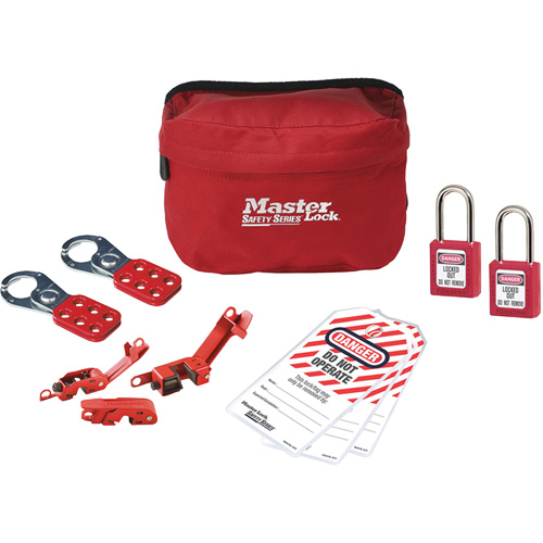 Trousse de cadenassage avec serrures en thermoplastique Zenex, Ensemble &eacute;lectrique, 11 composants compris Ottawa Fastener Supply