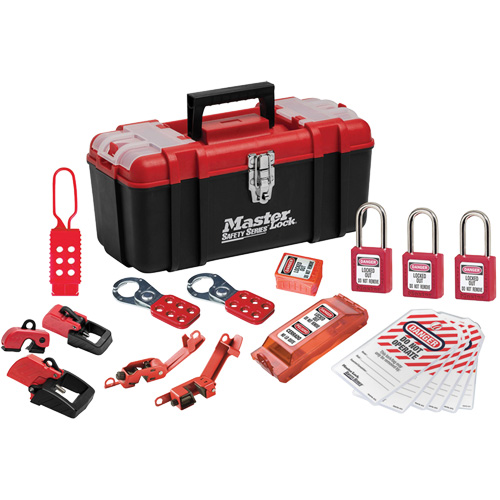 Trousse de cadenassage avec serrures en thermoplastique Zenex, Ensemble &eacute;lectrique, 20 composants compris Ottawa Fastener Supply