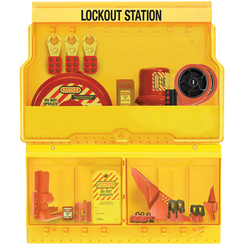 Premier Valve & Electrical Deluxe Lockout Station, None Padlocks, 32 Padlock Capacity, Padlocks Not Included Ottawa Fastener Supply