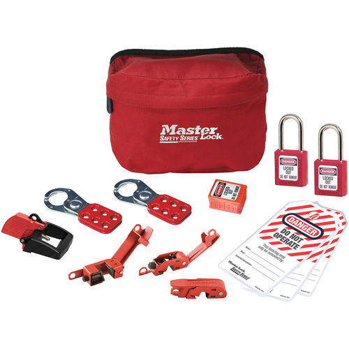 Standard Lockout Kit with Zenex Thermoplastic Locks, Electrical Kit, 13 Components Ottawa Fastener Supply