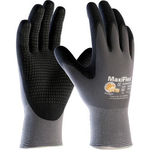 Gants compatibles avec les &eacute;crans tactiles ATG MaxiFlex Endurance, T-petit, R&ecirc;vetement Nitrile, Calibre 15, Enveloppe en Nylon/Lycra Ottawa Fastener Supply
