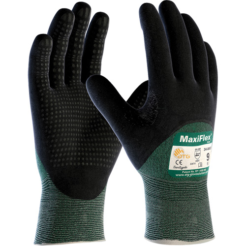 Gants r&eacute;sistant aux coupures ATG MaxiFlex Cut, Taille T-Grand, Calibre 15, Rev&ecirc;tement Nitrile, Enveloppe en Fil technique, ASTM ANSI niveau A2/EN 388 niveau 3/EN 388 niveau B Ottawa Fastener Supply