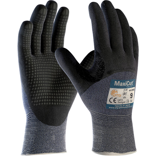 Gants ATG MaxiCut Ultra DT, Taille Grand, Calibre 15, Rev&ecirc;tement Nitrile, Enveloppe en Fil technique, ASTM ANSI niveau A3/EN 388 niveau 5/EN 388 niveau C Ottawa Fastener Supply