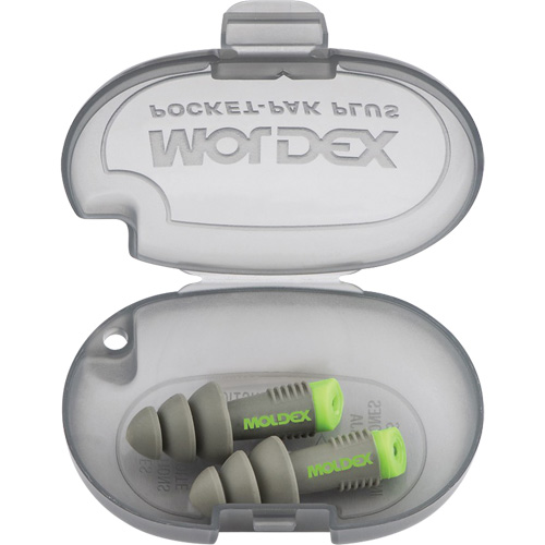 Bouchons d'oreilles r&eacute;utilisables Alphas, Sans cordon, Vrac - &eacute;tui en plastique, 27 dB NRR, Taille unique Ottawa Fastener Supply