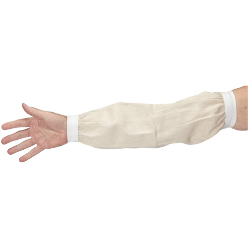Sleeves, 18", Cotton, White Ottawa Fastener Supply