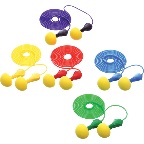 Bouchons d'oreilles rapides de style capsule E-A-R, Avec cordon, Vrac - Sachet coussin, 25 dB NRR, Taille unique Ottawa Fastener Supply