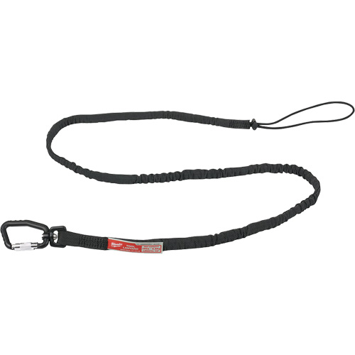 Extended Reach Locking Tool Lanyard, Bungee, Carabiner/Loop Ottawa Fastener Supply