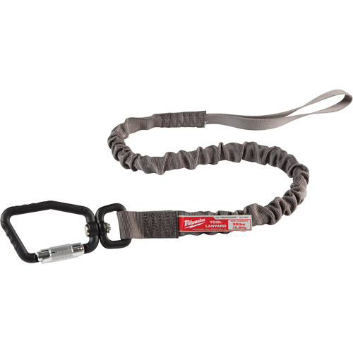 Locking Tool Lanyard, Bungee, Carabiner/Loop Ottawa Fastener Supply