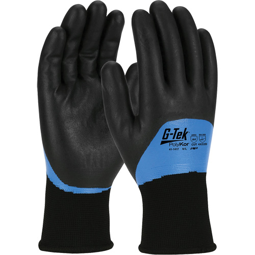 G-Tek&reg; PolyKor&reg; Insulated Cut-Resistant Glove, Size Small, 15 Gauge, Nitrile Coated, Engineered Yarn Shell, ANSI/ISEA 105 Level 4 Ottawa Fastener Supply