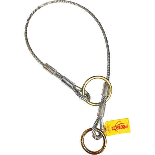 Adaptateur pour c&acirc;ble &agrave; deux anneaux, Fixation universelle, Usage Temporaire Ottawa Fastener Supply