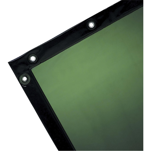 Rideau pour soudure, 72" x 72", Transparence Moyenne, Vert Ottawa Fastener Supply