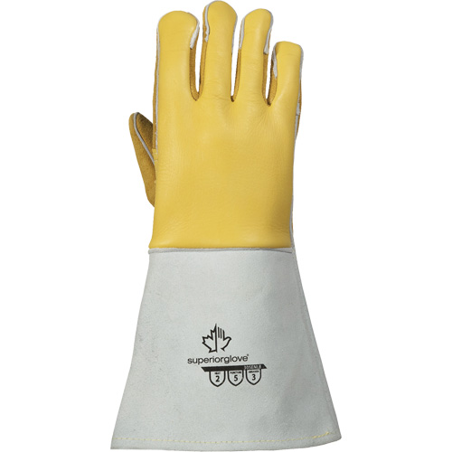 Gants de soudage TIG, Cuir fleur de d'&eacute;lan, Taille Petit Ottawa Fastener Supply