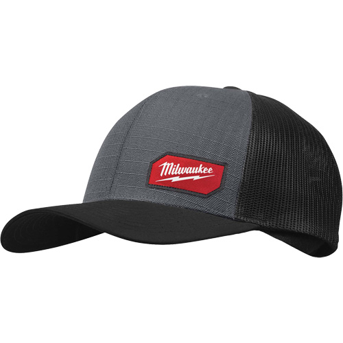 Gridiron Snapback Trucker Hat, Grey, Nylon/Poly-Cotton Ottawa Fastener Supply