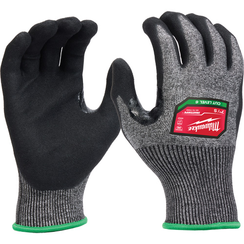 High-Dexterity Dipped Gloves, Size Small, 18 Gauge, Nitrile Coated, Polyethylene Shell, ASTM ANSI Level A6/EN 388 Level F Ottawa Fastener Supply