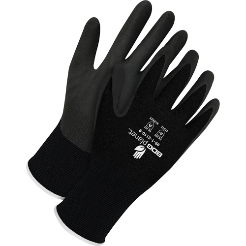 Gants enduits BDG Planet, 2T-petit/5, R&ecirc;vetement Mousse de nitrile, Calibre 15, Enveloppe en Nylon/Spand Ottawa Fastener Supply